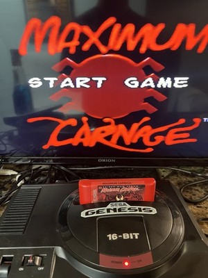 Spider-Man and Venom: Maximum Carnage (Sega Genesis, 1994) Tested