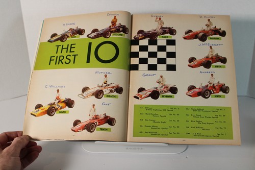 1971 Indy 500 Race Car Program! Indianapolis Auto Racing Indycar Al Unser Sr Win - Picture 8 of 24