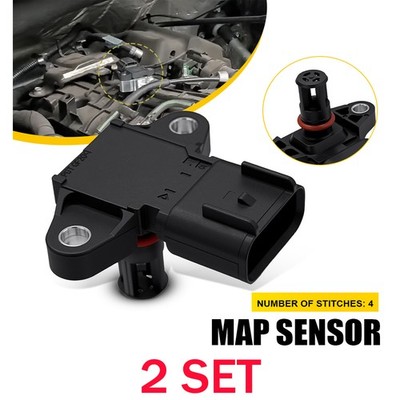 AA5Z9F479C MAP Sensor Manifold Air Pressure 2X For Ford 2016 F-150 Turbocharged