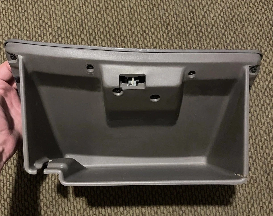 1993-1997 MAZDA MX-6 ПЕРЧАТОЧНЫЙ ЯЩИК В СБОРЕ ПРИБОРНАЯ ПАНЕЛЬ ХРАНЕНИЕ СЕРЫЙ OEM - Изображение 3 из 3