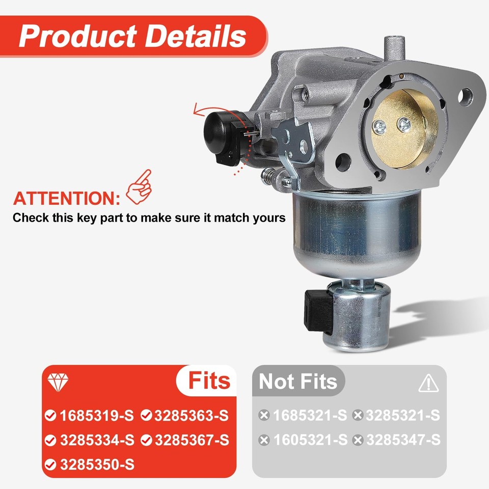 New Carburetor With Solenoid For Kohler KT730 KT735 KT740 KT745 7000 Series Engines (22-26HP)