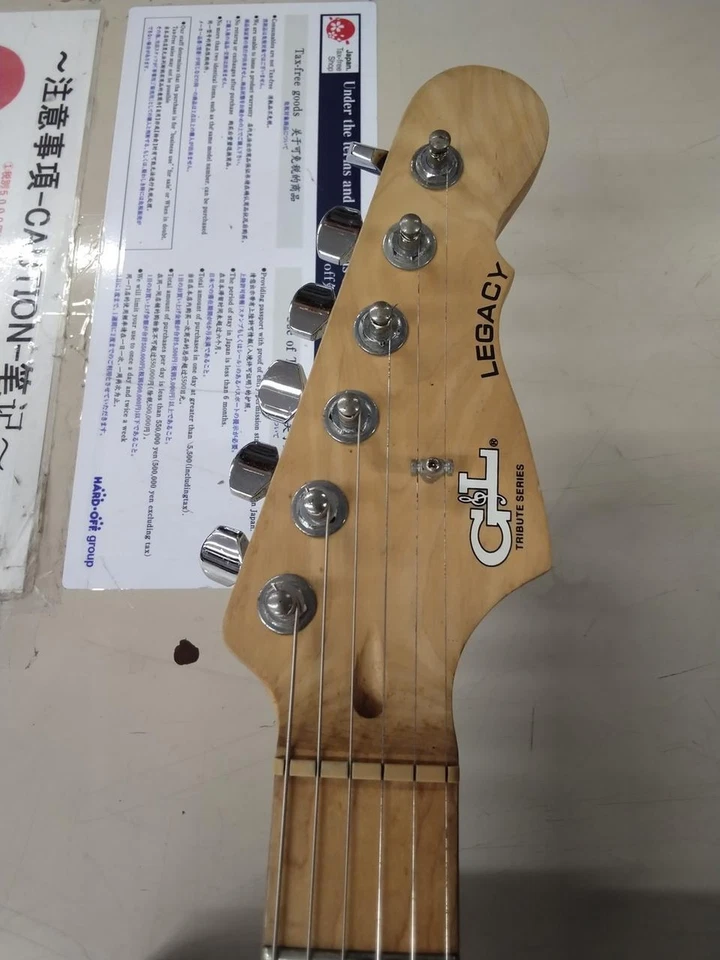 Diapasón de arce G&L LEGACY usado cuello arce azul Foto 2 de 4