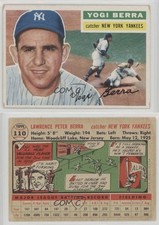 1956 Topps Yogi Berra (White Back) #110 HOF