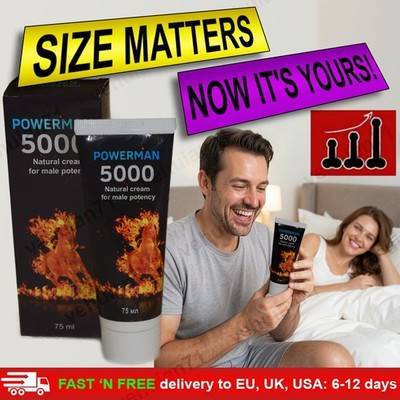 Powerman-5000 Cream for Male Plus Enlargement, Stimulates the Increase NEW