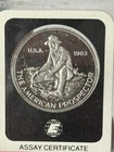 1983 Platinum Engelhard Prospector in Assay Card VERY RARE! Under 1000 minted!
