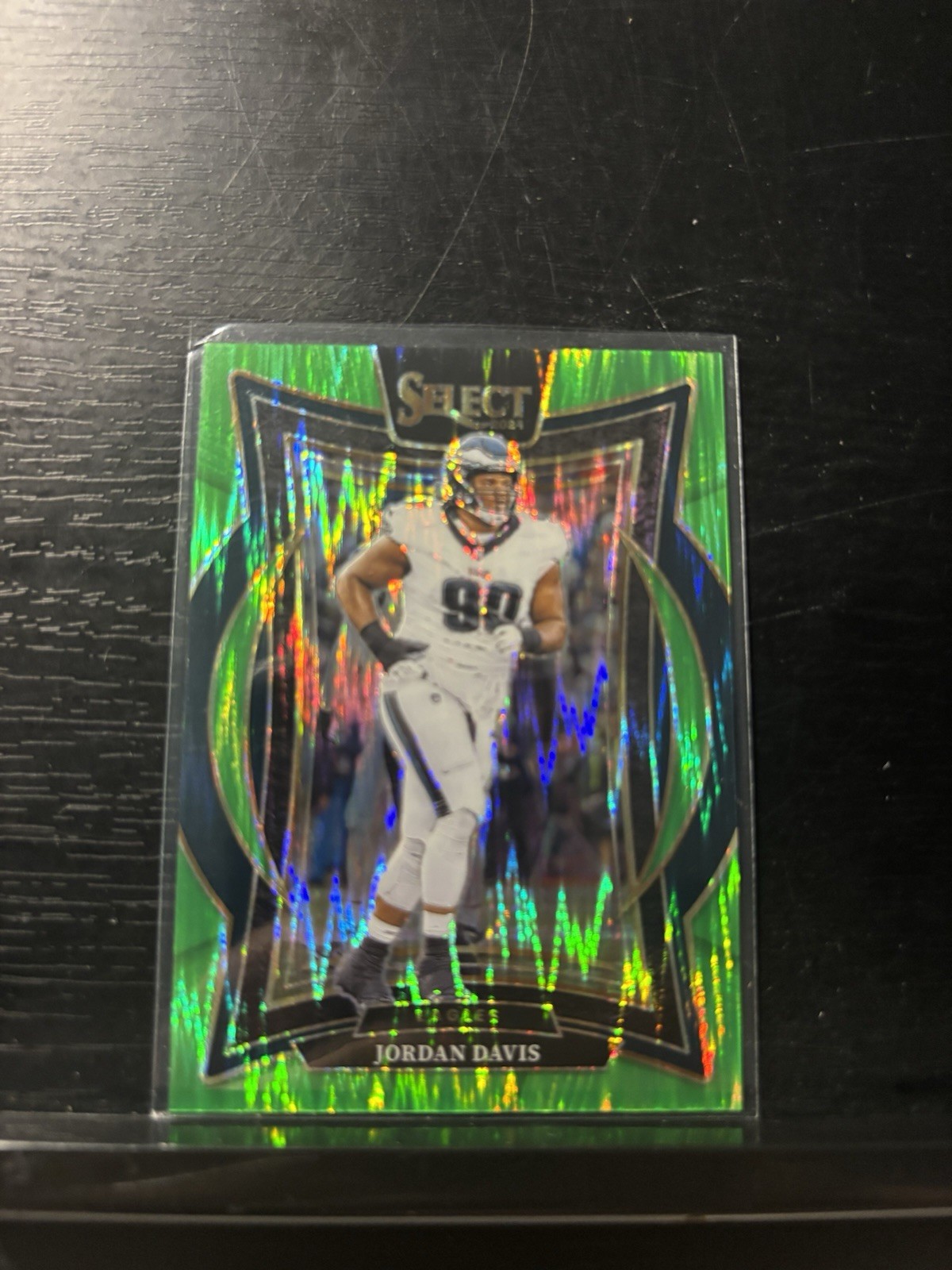 2024 Panini Select - Concourse Jordan Davis #72 Neon Green Shock Prizm /599