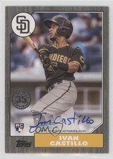 2022 Update 1987 Topps Baseball Black 2/199 Ivan Castillo #87BA-IC Auto 0vf5