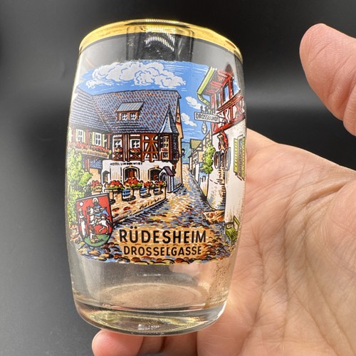 Shot Glass Souvenir NIEDERWALDDENKMAL RUDESHEIM 📦