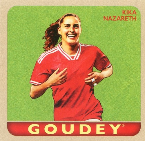 2025 Upper Deck Goodwin Champions KIKA NAZARETH #G-28 GOUDEY MINI SOCCER