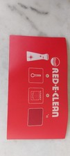 Red E Clean Commercial Dishwasher Face Panel Adhesive Back 200x110mm
