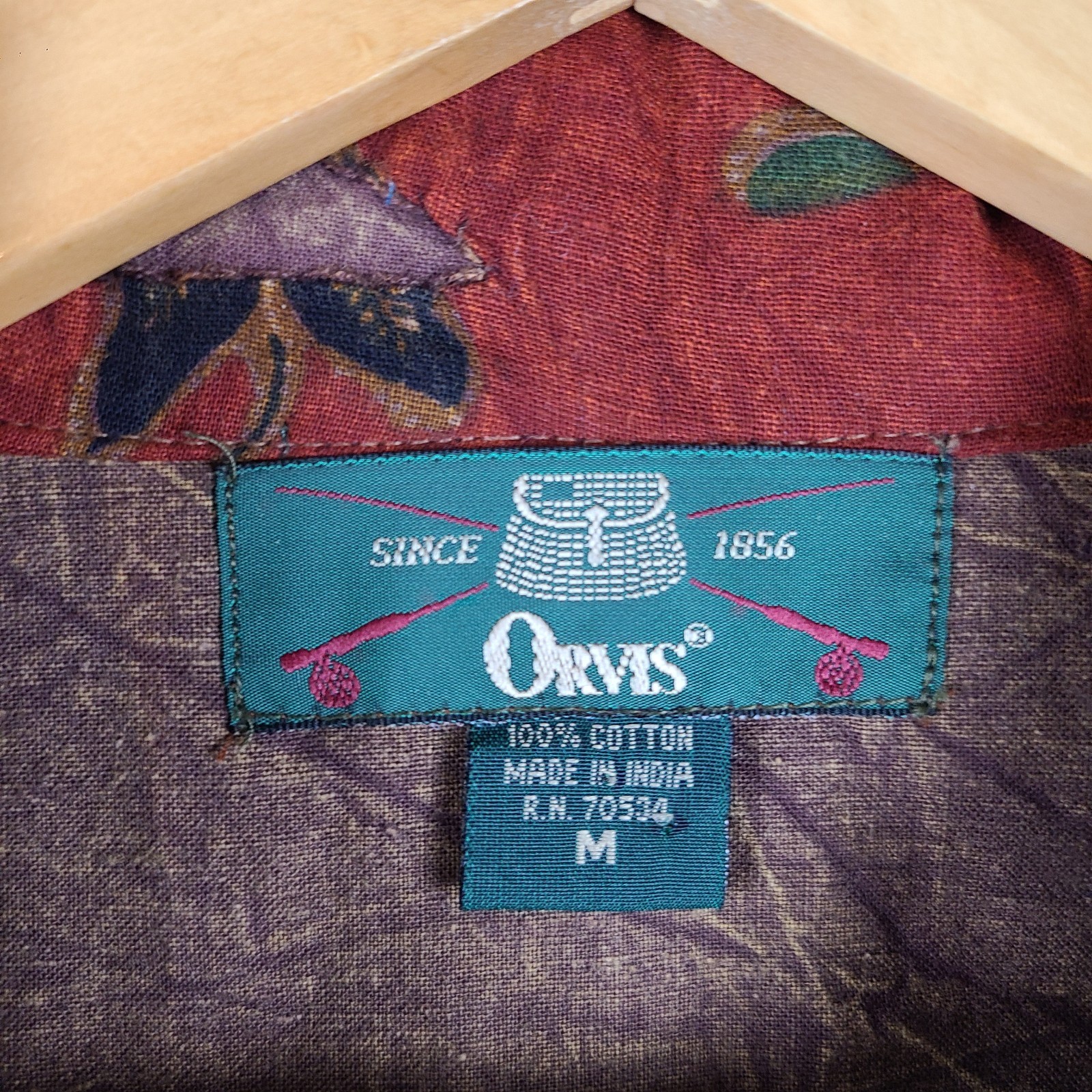 Vintage Orvis Jacket Elephants Patchwork Krinkle … - image 4