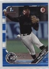 2019 Bowman Draft Blue 87/150 Nasim Nunez #BD-141 0q3