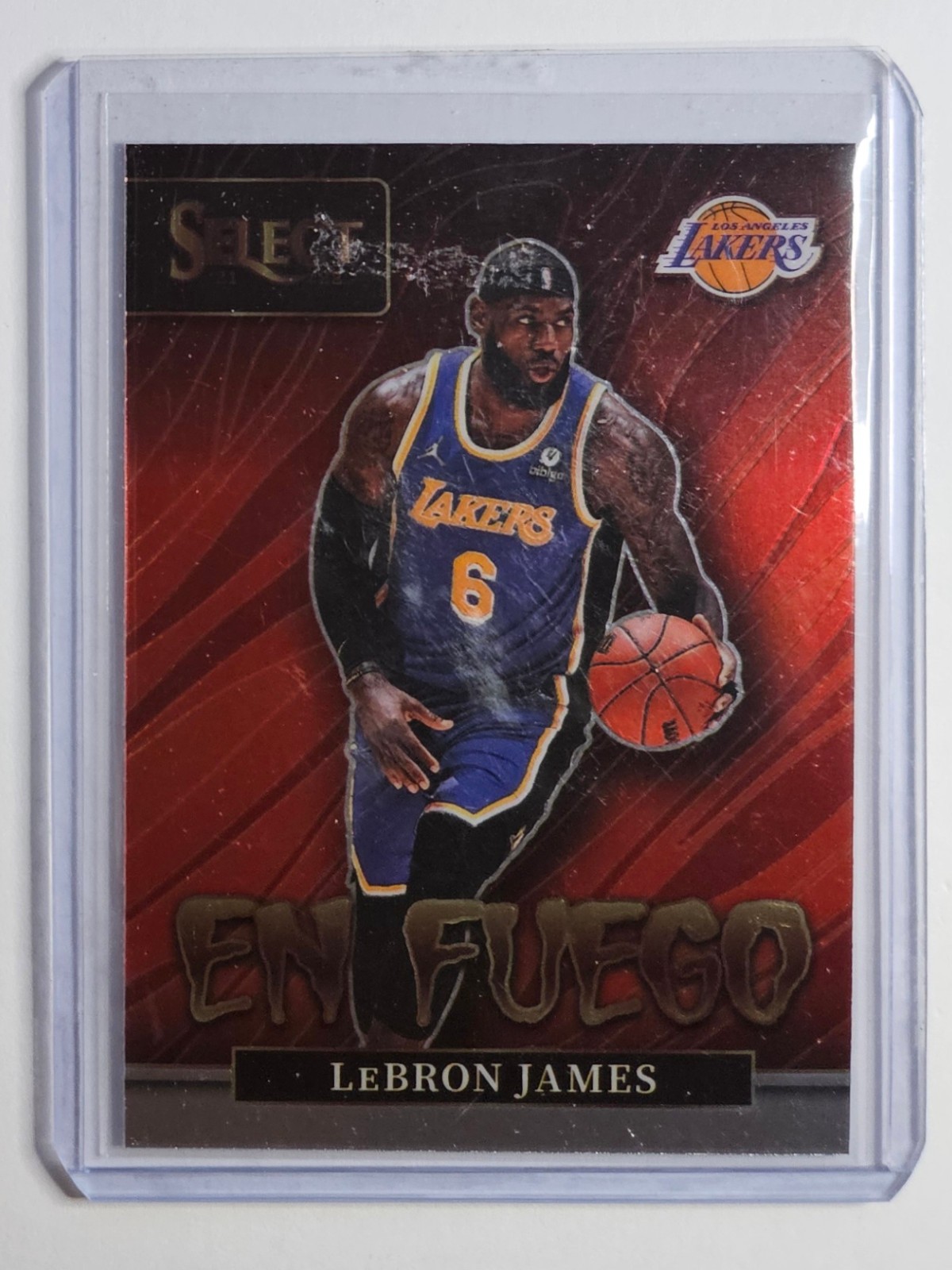 LeBron James Lakers 21-22 Select, En Fuego SP 🔥