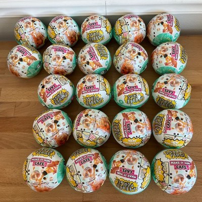 MGA Mini Verse Make It Mini Cafe Lot Of 22 New Sealed + Display Box Boba