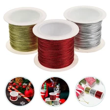 3 PCS Tag Rope Drawstrings Ropes Cords Packing Ribbon for Crafts