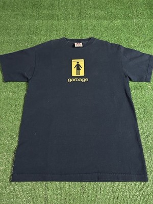 Vintage 2001 GARBAGE  Androgyny  Band T Shirt Sz S/M Y2K 2000s Rock Skate Style
