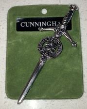 Cunningham Scottish Clan Crest Badge or Kilt Pin