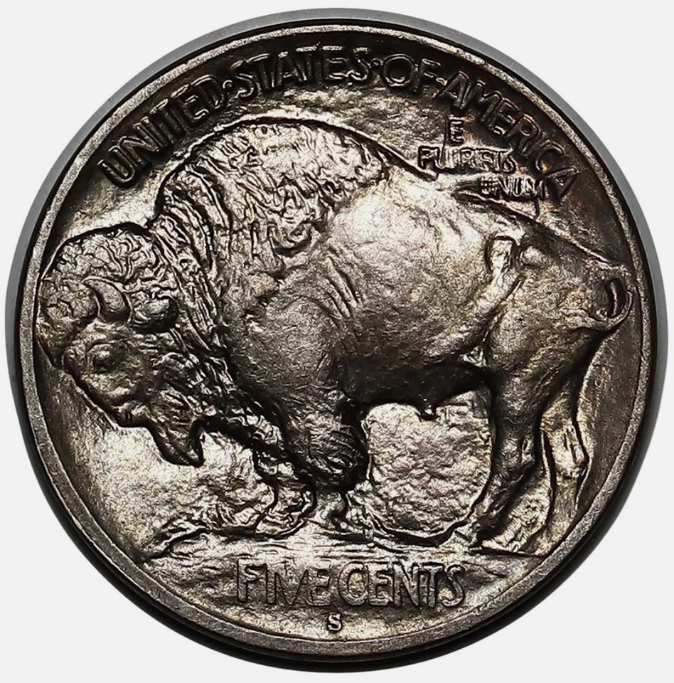 Afeitadora 1913-S Buffalo Nickel tipo 1 calidad premium afilada excelente gema BU+ Foto 2 de 2