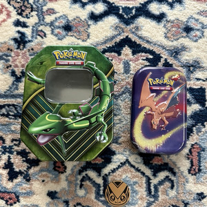 Pokémon TCG Dragon Origins Mini Tin Lot Rayquaza & Charizard 60ct 2017