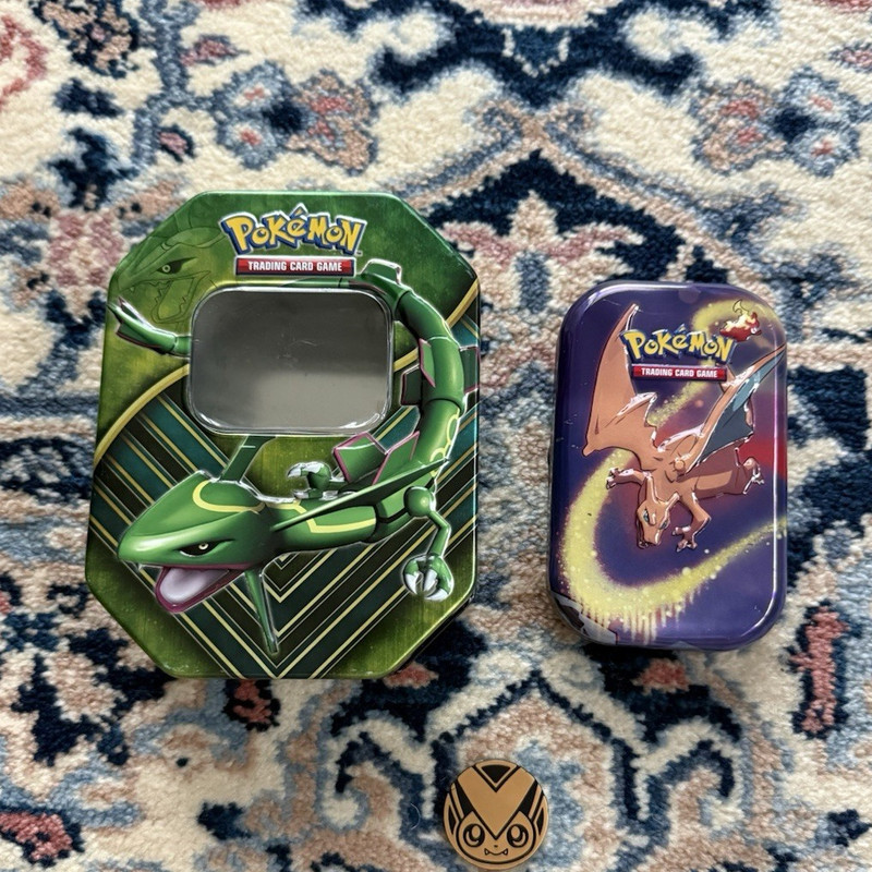 Pokémon TCG Dragon Origins Mini Tin Lot Rayquaza & Charizard 60ct 2017