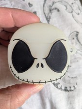 Jack Skellington-themed Protective Glow In The Dark Case for Apple AirPods