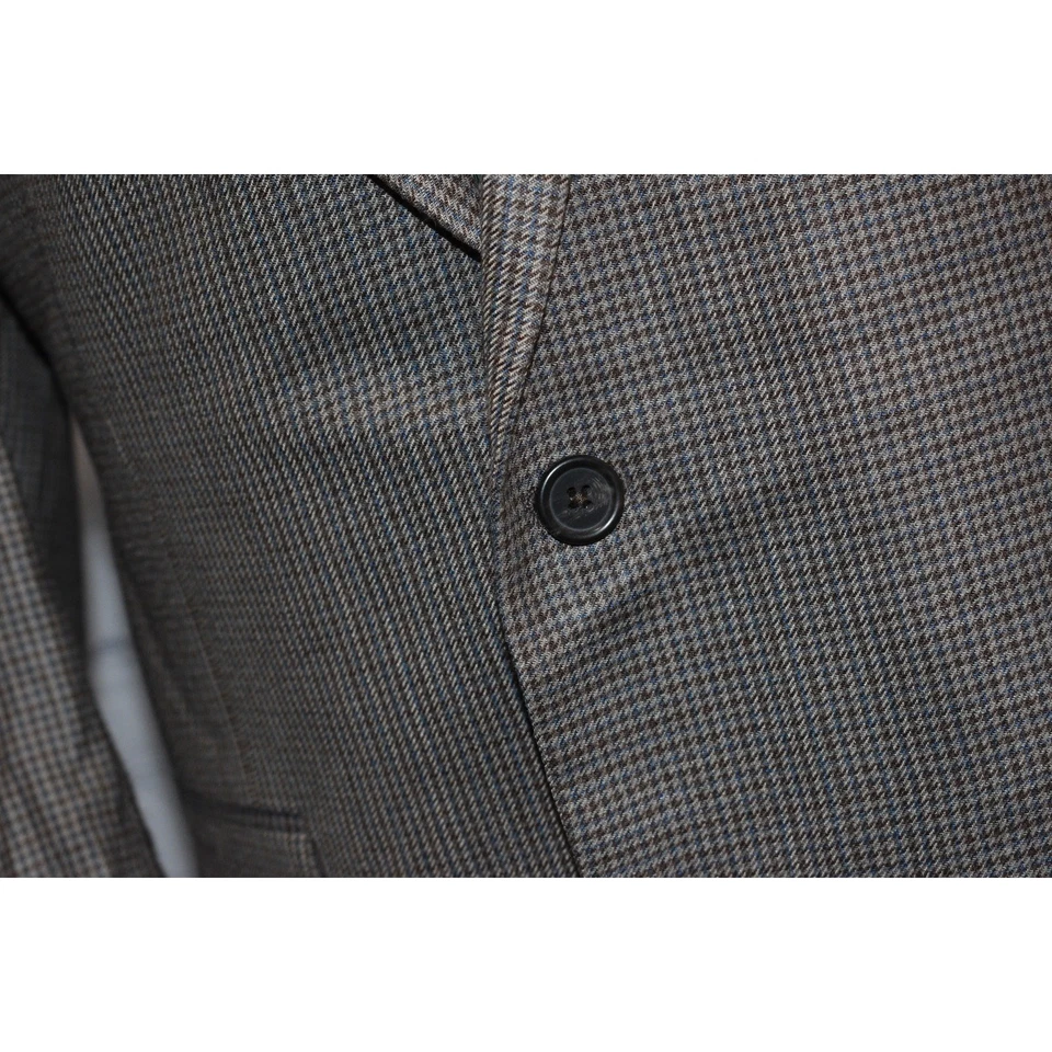 Blazer Abrigo Deportivo Lauren Ralph Lauren Para Hombre 44 Reg Seda Mezcla Lana Pata de Gallo Foto 4 de 4