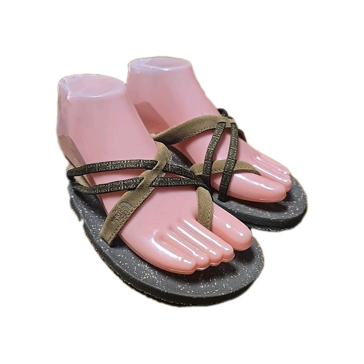 【THE NOTRH FACE】 FIORD SLIDE‐BROWN Nwob The North Face Brown Toe Loop Slip On Flip Flop Slide