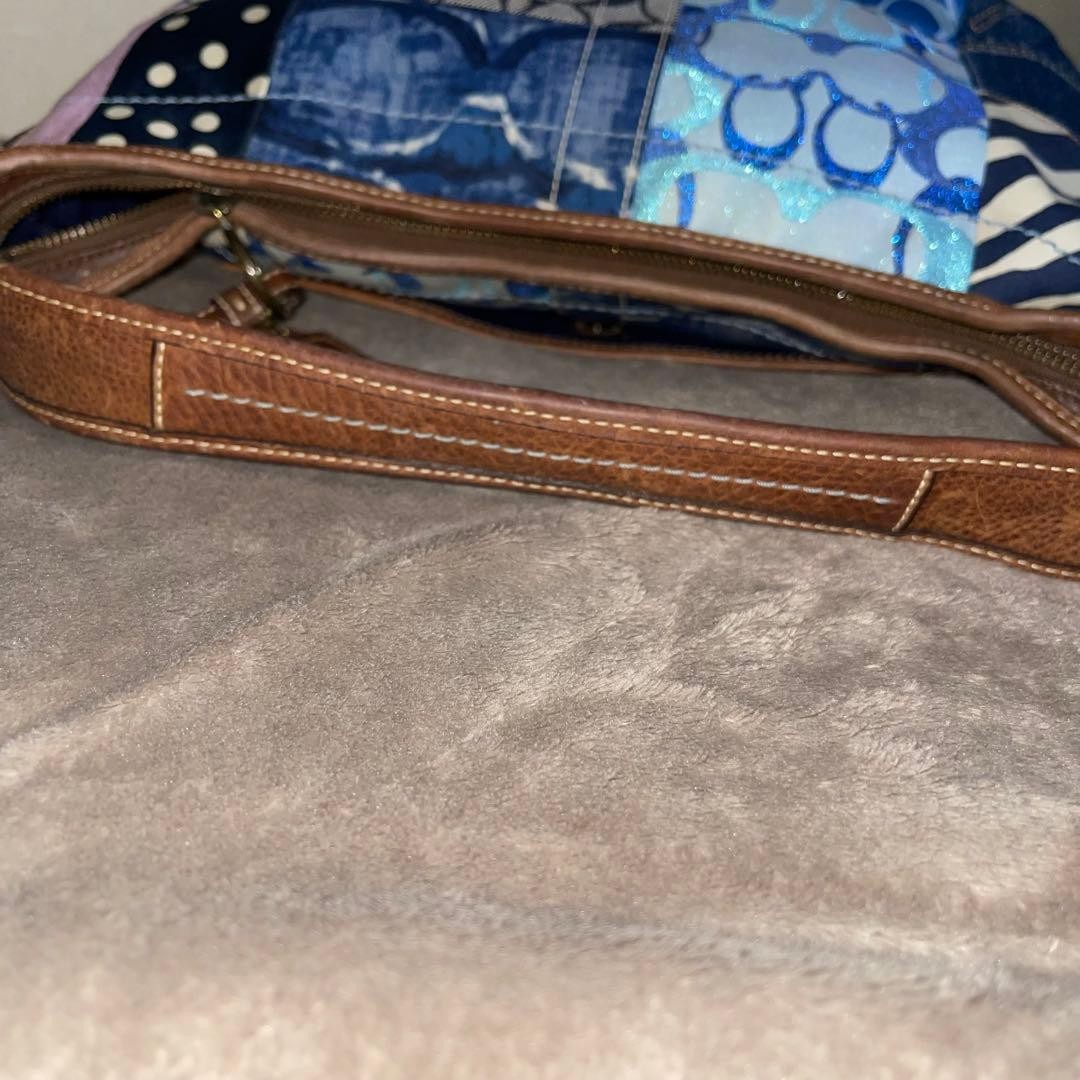 Coach Patchwork Denim Shoulder Bag Multicolor Y2K… - image 7