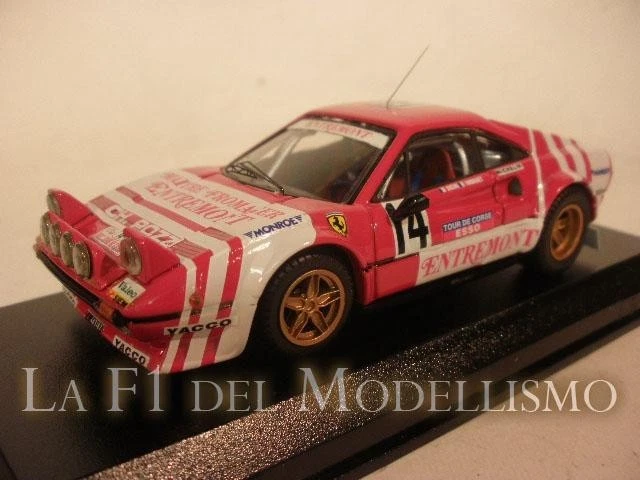 Best model Ferrari 308 GTB GR.4 #14 Andreut Tour de Corse 1981 1/43 9446 - Immagine 2 di 3