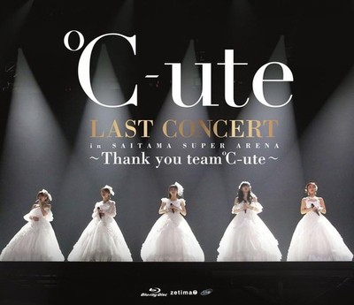 【稀少品】℃-ute LAST CONCERT SOLO BOX Blu-ray C-ute Last Concert in Saitama Super Arena ~Thank you team