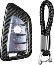 Key Fob Cover with Keychain, Glass Fiber Key Fob Cover Case Compatible with 2 3