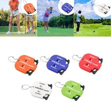 Golf Stroke Counter 2 Player Outdoor Sport Scoreboard Square with Key Chain