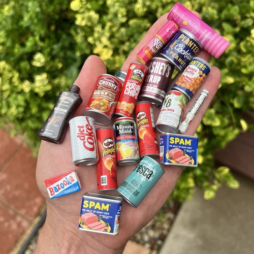 Zuru kleine Marken Miniatur Lebensmittel Spam Artikel für Lebensmittelgeschäft Mart Posten 18 Stück - Bild 1 von 4