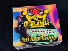 1995 Wheels Crown Jewels NASCAR Super Premium Race Cards Box Factory Sealed
