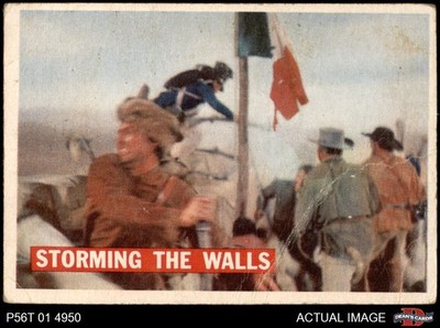 1956 Topps Davy Crockett Orange Back #67 Storming The Walls  1.5 - FAIR