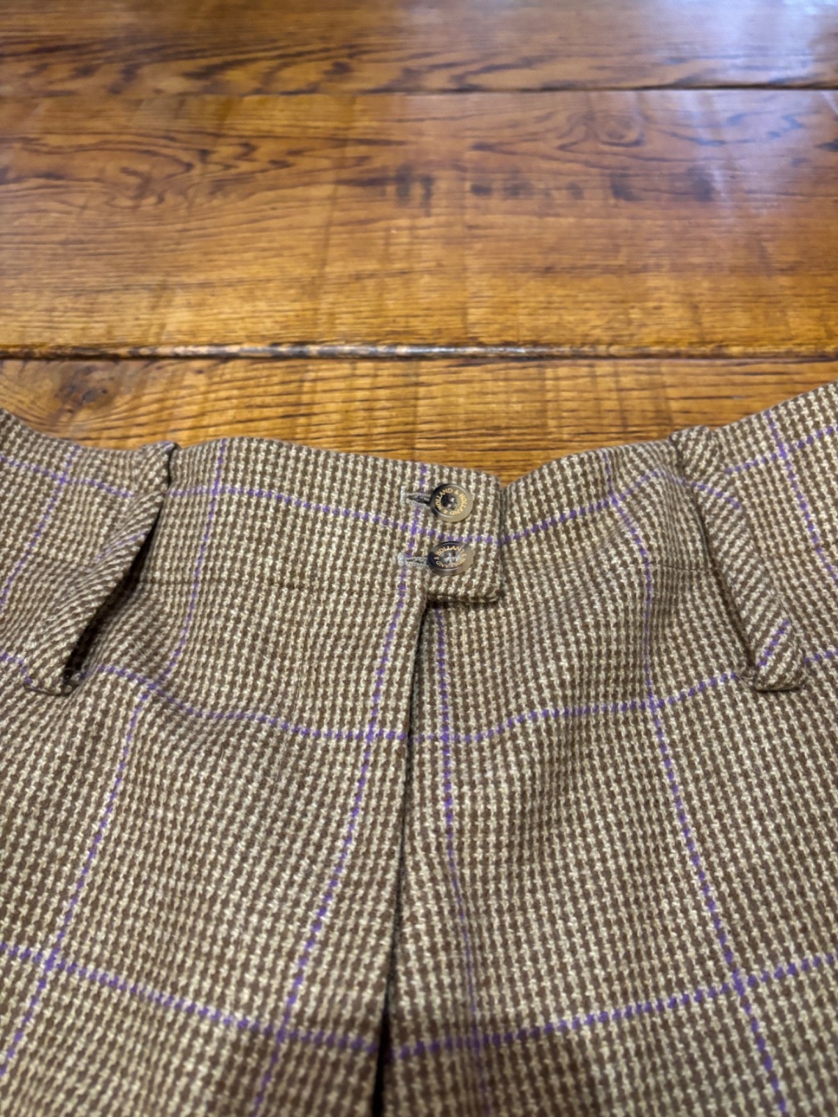 Holland & Holland womens country suit, 14/16 tweed brown Coat Breeks & Waistcoat image 4