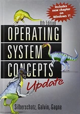 OPERATING SYSTEM CONCEPTS By Abraham Silberschatz & Greg Gagne - Hardcover *VG+*