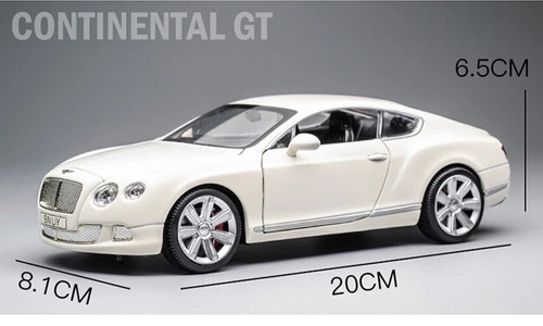 1:24 Bentley Continental GT Aleación Coche Modelo Diecast Metal Juguete Vehículos Juguete Regalo - Imagen 9 de 27