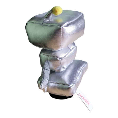 Lankybox Lankybot Plata Robot Peluche 7" Pulgadas Figura Lanky Box Pequeño - Imagen 3 de 7