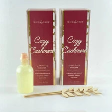 Illume Tried & True Cozy Cashmere 3 Oz Diffuser - Set of 2 - Retails $45