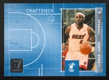 EX NOT NM 2010-11 Donruss Craftsmen /999 LeBron James #3 H434