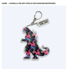 Godzilla Exclusivo Edición Limitada. Llavero acrílico Godzilla The Art Pinceladas