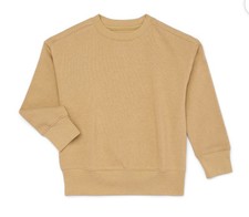 Athletic Works Boys Beige Soft Core Fleece Sweatshirt Sz XL 14-16 NWT