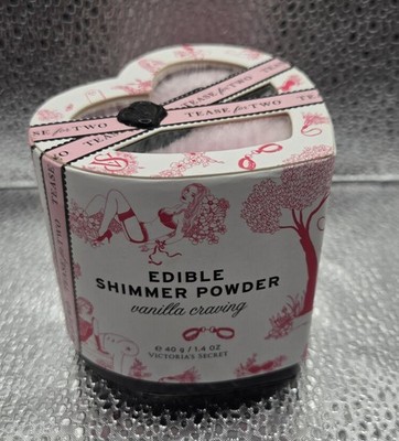 Victoria s Secret Edible Shimmer Powder   TEASE for TWO 40g RARE SEALED!