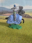 VINTAGE 1ST SERIES TIMPO mounted Silver Knight 1.32 Scale