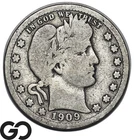 1909-O Barber Quarter *Key New Orleans Issue*
