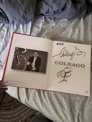 Colnago The Bicycle Book Signed by Author Hardcover