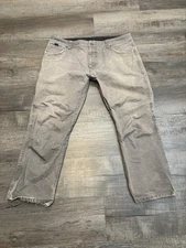 Kuhl Men’s Free Rydr Gray Canvas Pants 38x28 Outdoor Workwear C105