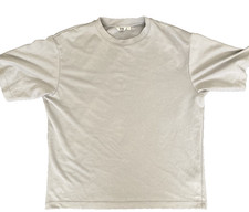 Uniqlo AIRism Men's T-Shirt Gray Crew Neck Short Sleeve Size XL