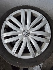 4x Original VW Caddy Zierkappe Zierblende Feinsilber, 16Zoll 2K5601147 1ZX